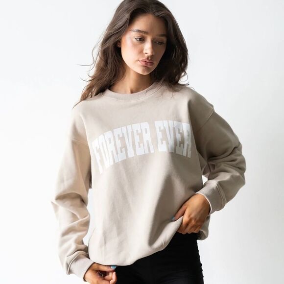 NWT Wool + Pepper Co. FOREVER EVER Crewneck Sweatshirt - Picture 2 of 3